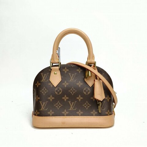 LOUIS VUITTON ALMA貝殼包BB23.5老花PVC2020肩背包
