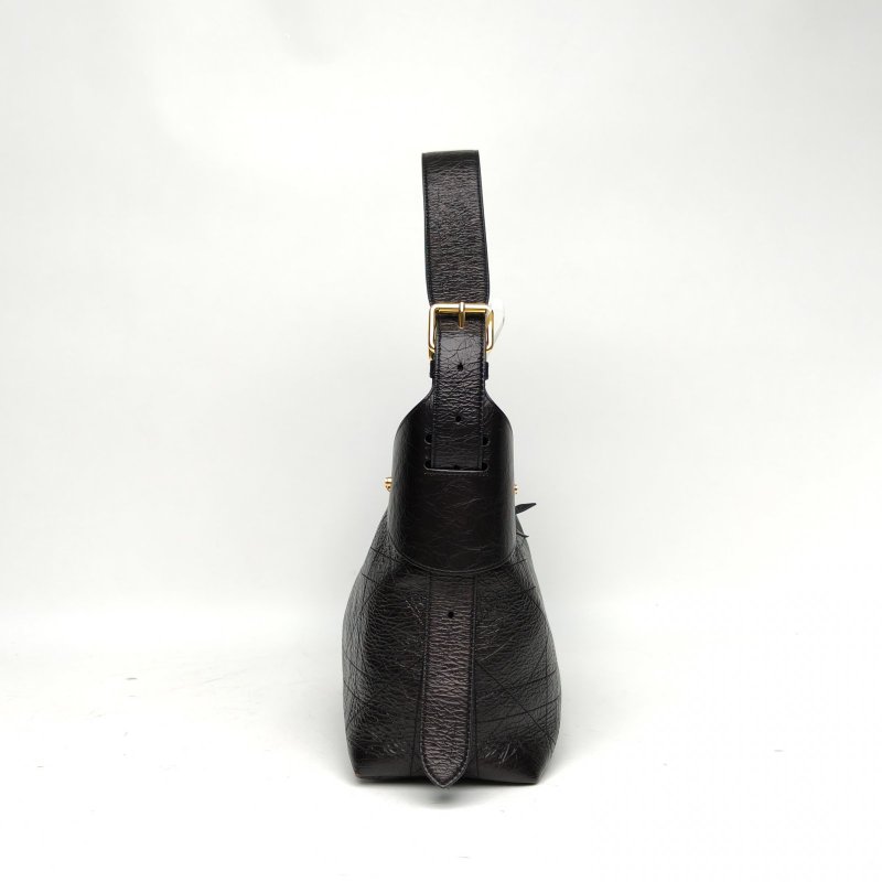 DIOR 26S大號Voyage藤格紋手袋黑色金扣2025肩背包-1