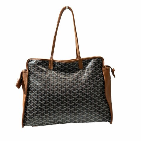 Used GOYARD Hardy PM Tote Bag Brown PHW