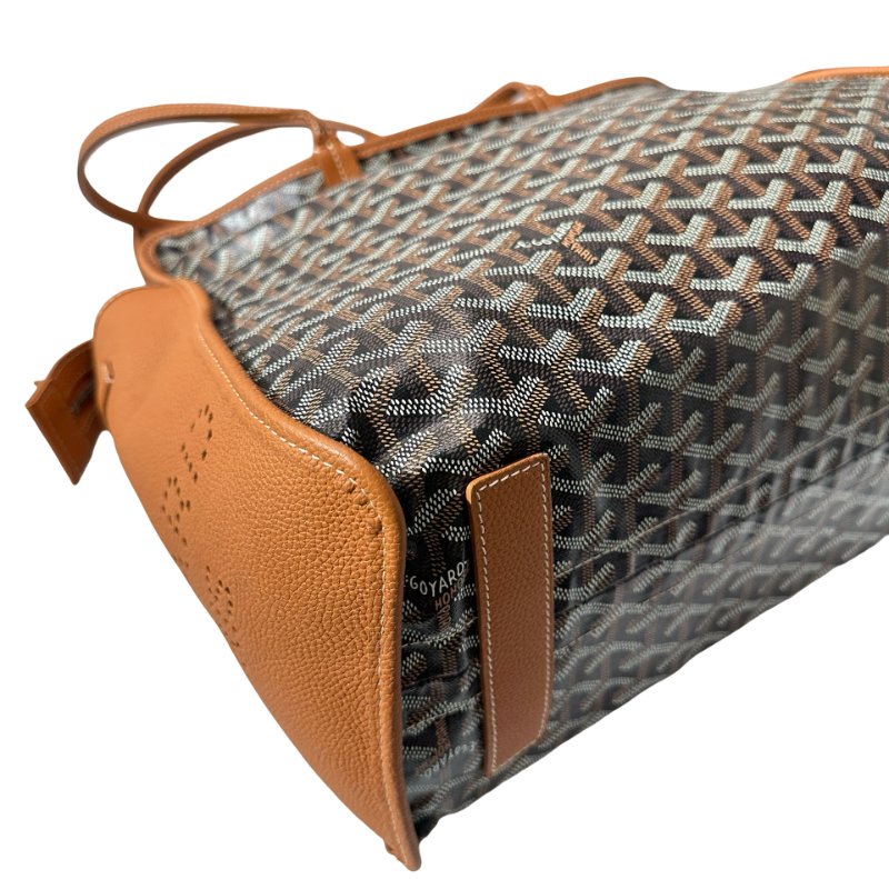 Used GOYARD Hardy PM Tote Bag Brown PHW-11