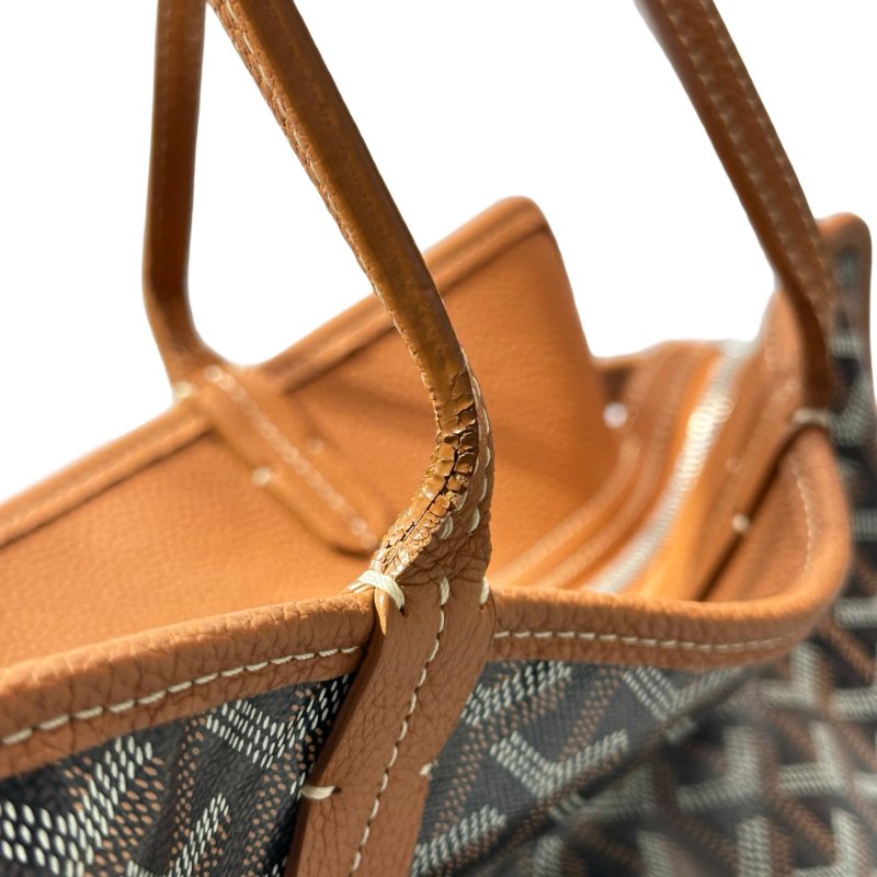 Used GOYARD Hardy PM Tote Bag Brown PHW-23