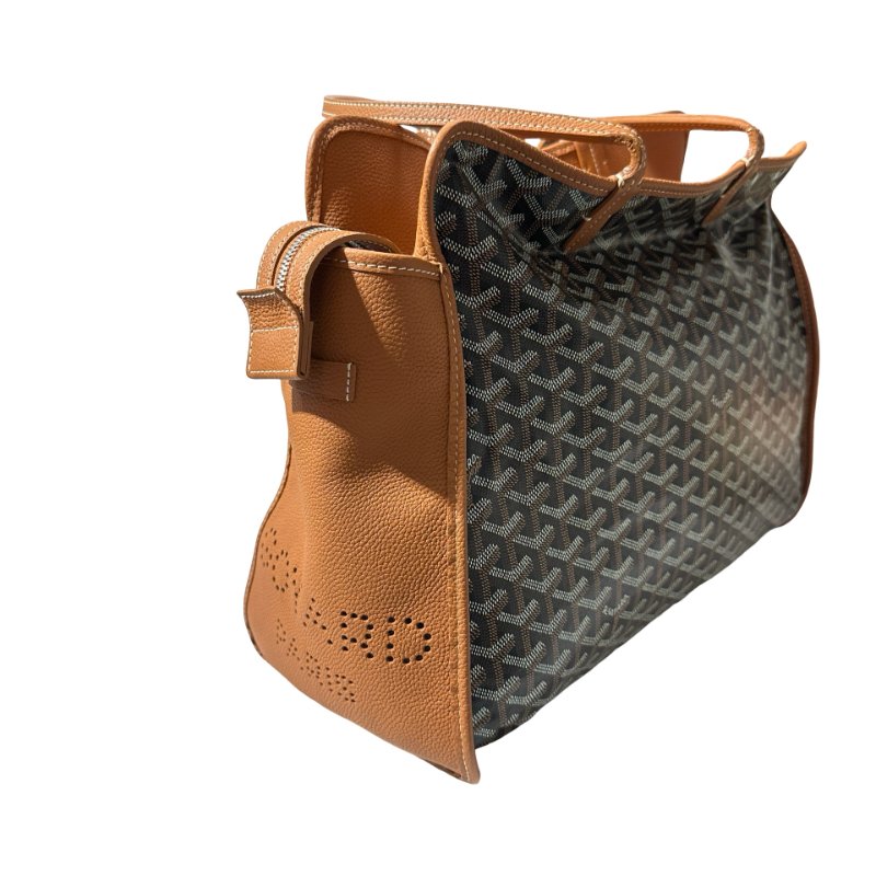 Used GOYARD Hardy PM Tote Bag Brown PHW-24