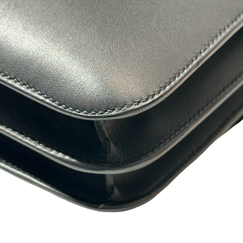 Used HERMÈS Mini Constance Shoulder Bag Bleu indigo GHW-13