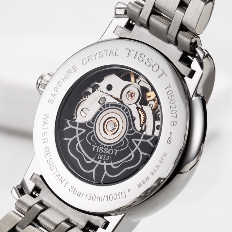 天梭Tissot-心媛系列 T050.207.11.117.05 自動機械女表-4