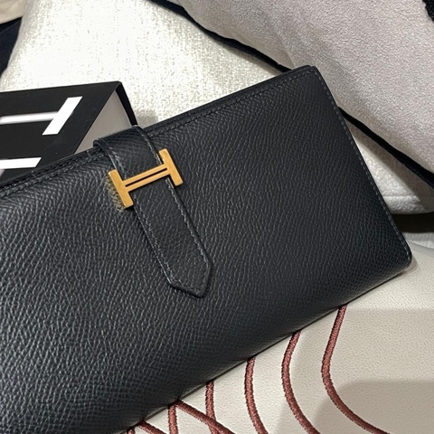 Hermes Bearn Long Wallet Stamp Z