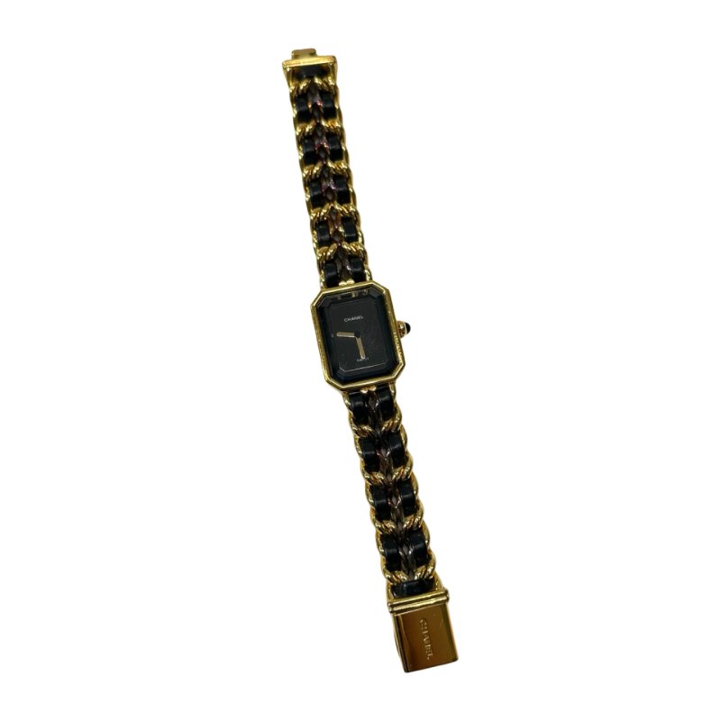 Used CHANEL Première Watch Black GHW-0