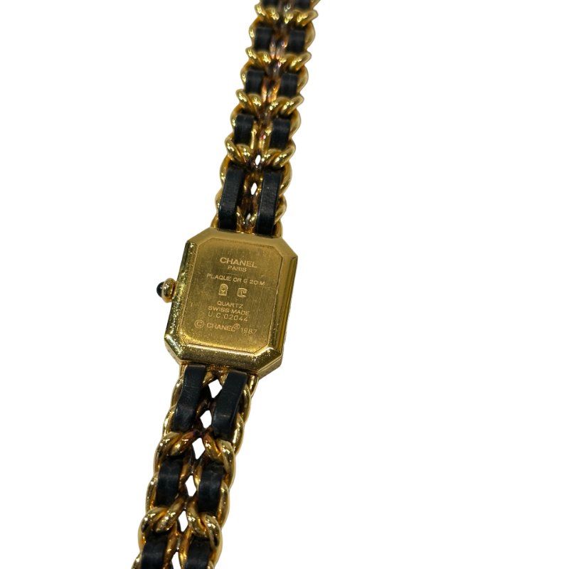 Used CHANEL Première Watch Black GHW-2