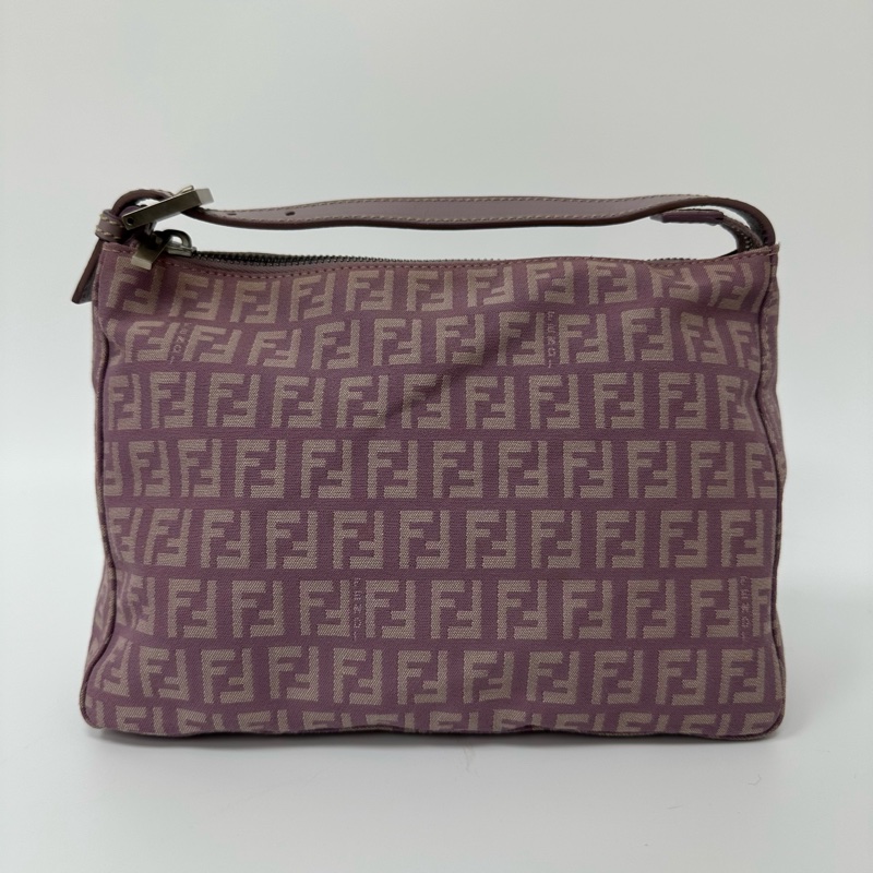 【赫蒂國際精品】Fendi 芬迪 淺紫色迷你手拿包 vintage-2