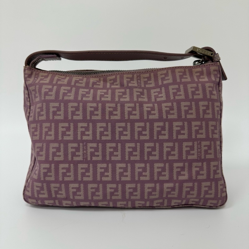 【赫蒂國際精品】Fendi 芬迪 淺紫色迷你手拿包 vintage-3