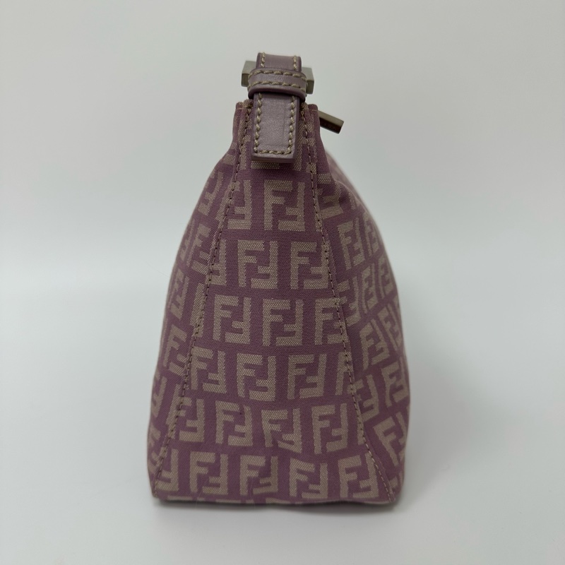 【赫蒂國際精品】Fendi 芬迪 淺紫色迷你手拿包 vintage-4