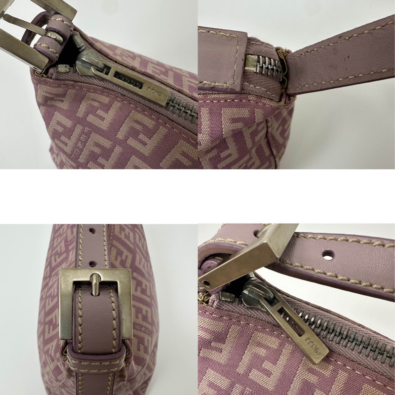 【赫蒂國際精品】Fendi 芬迪 淺紫色迷你手拿包 vintage-15