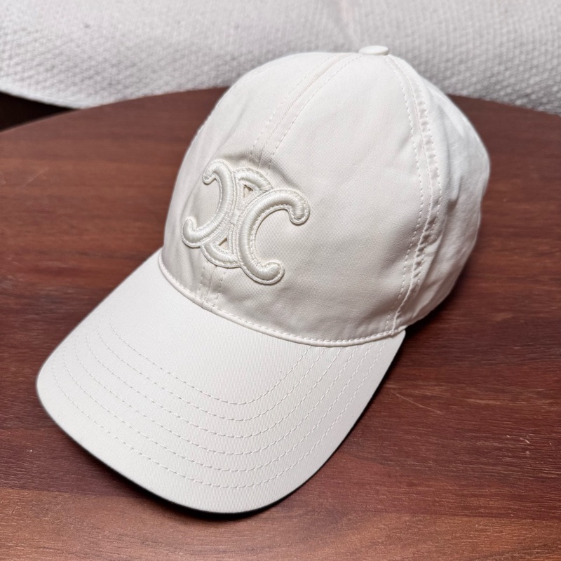 近新Celine 純棉 凱旋門Logo棒球帽🧢S碼-4