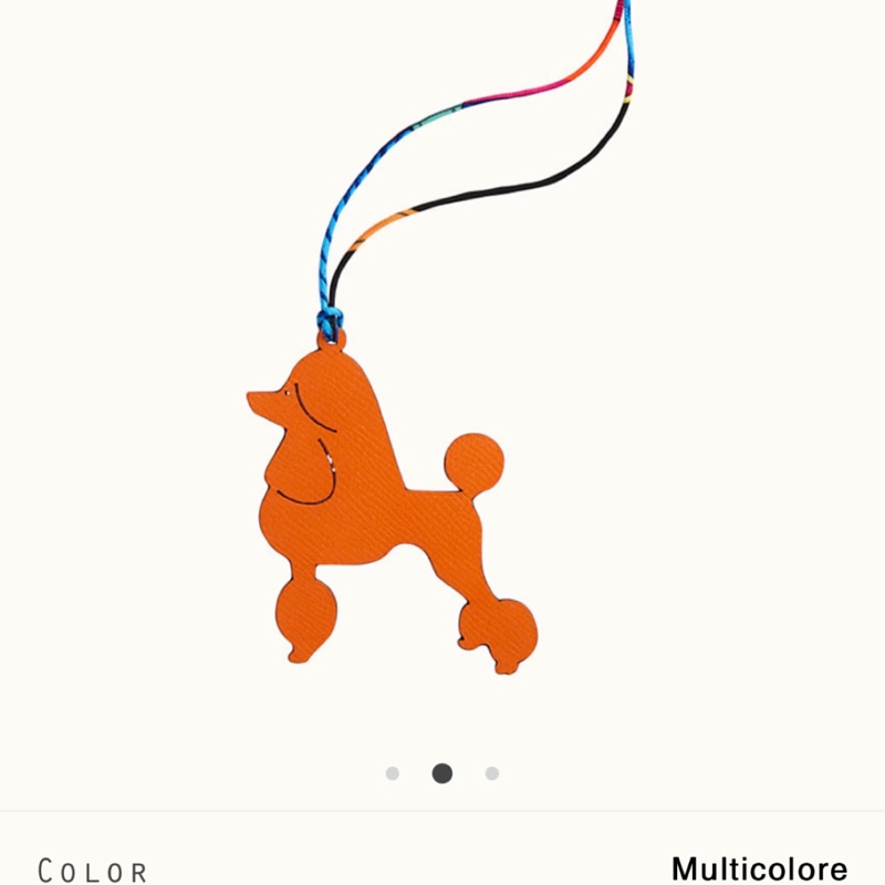 Hermes Poodle 雙面Charm-3
