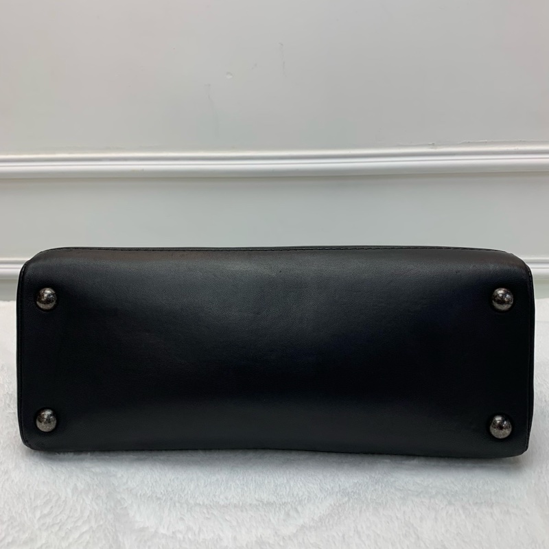 中古包🖤Chanel黑色小羊皮金屬鎖鏈肩背袋-3