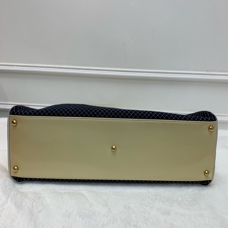 中古包💙Chanel漆皮拼布保齡球-4