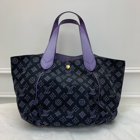 💜中古包 LV紫色老花 GM手袋