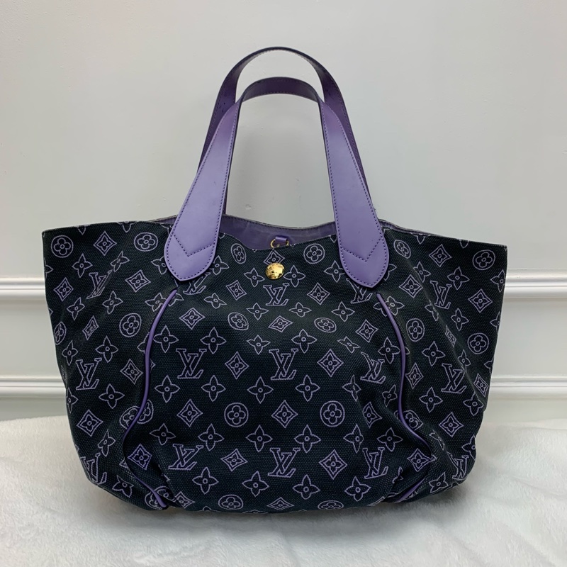 💜中古包 LV紫色老花 GM手袋-0