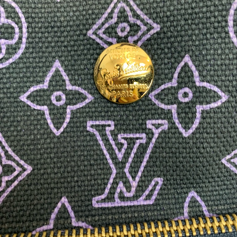 💜中古包 LV紫色老花 GM手袋-2