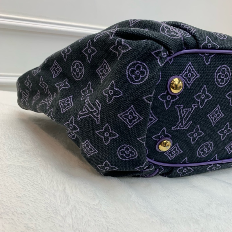 💜中古包 LV紫色老花 GM手袋-5