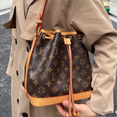 LV✨原花束口BB抽繩水桶包M46983