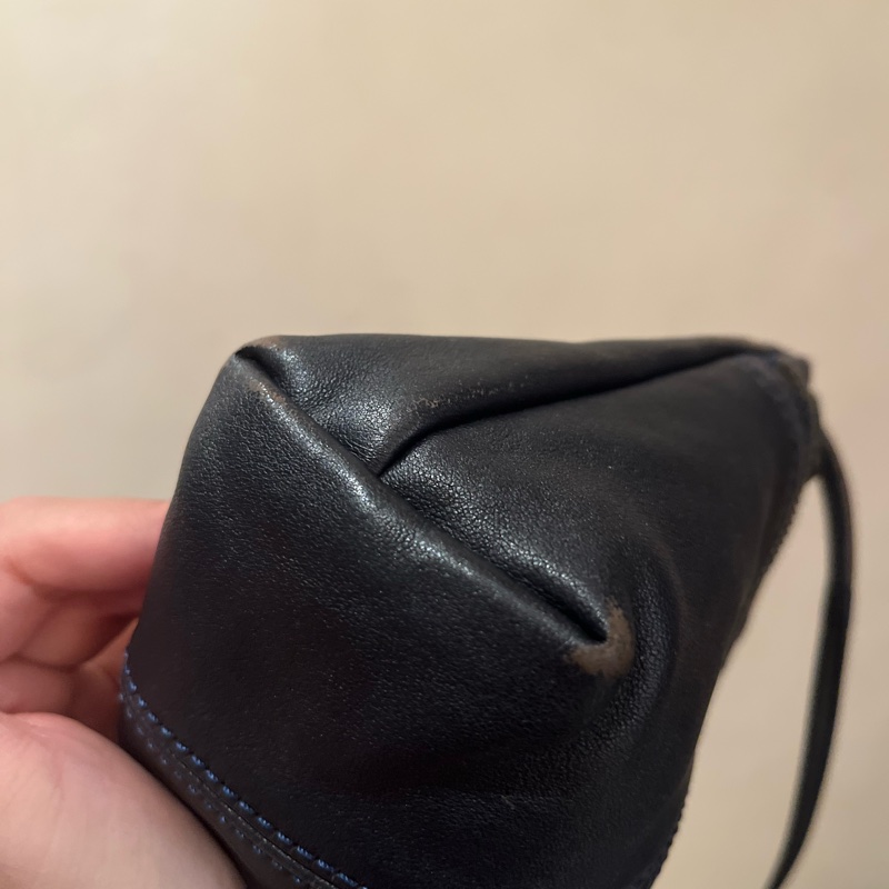 longchamp絕版 斜背包 肩背包 深藍色 現貨-8