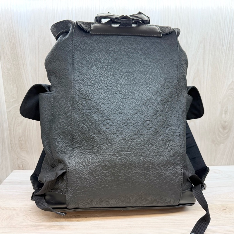 LV🖤黑牛皮Christopher MM後背包M20899-2