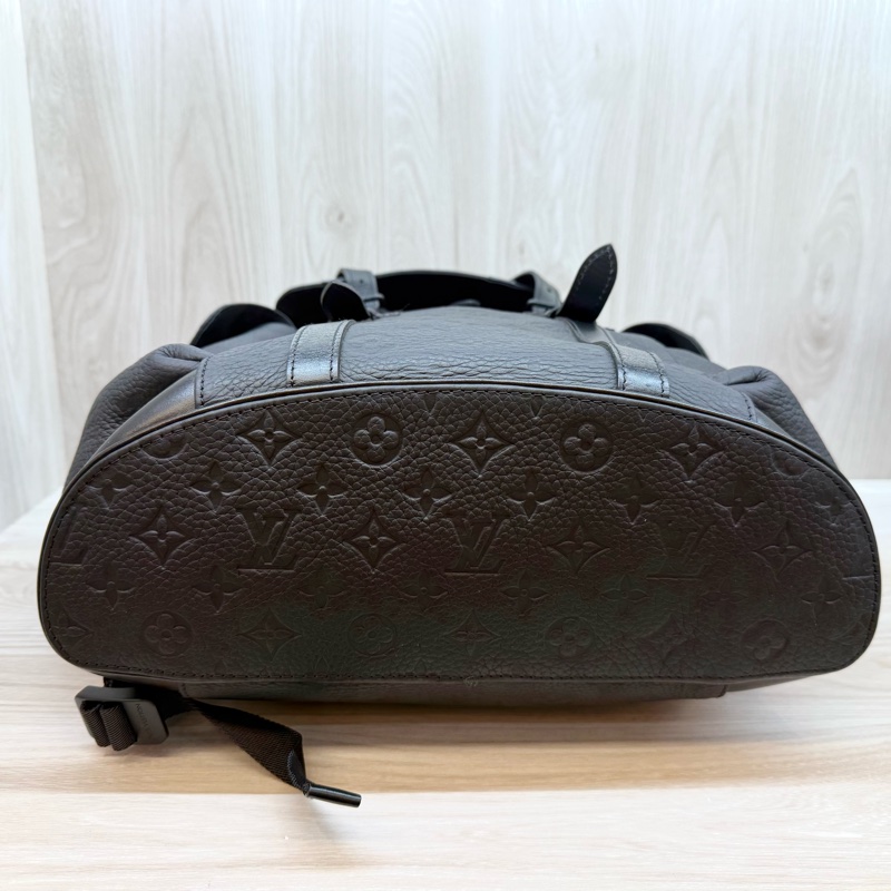 LV🖤黑牛皮Christopher MM後背包M20899-5