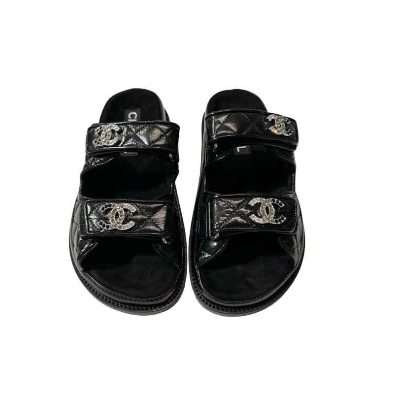 New CHANEL Shoes Black-1