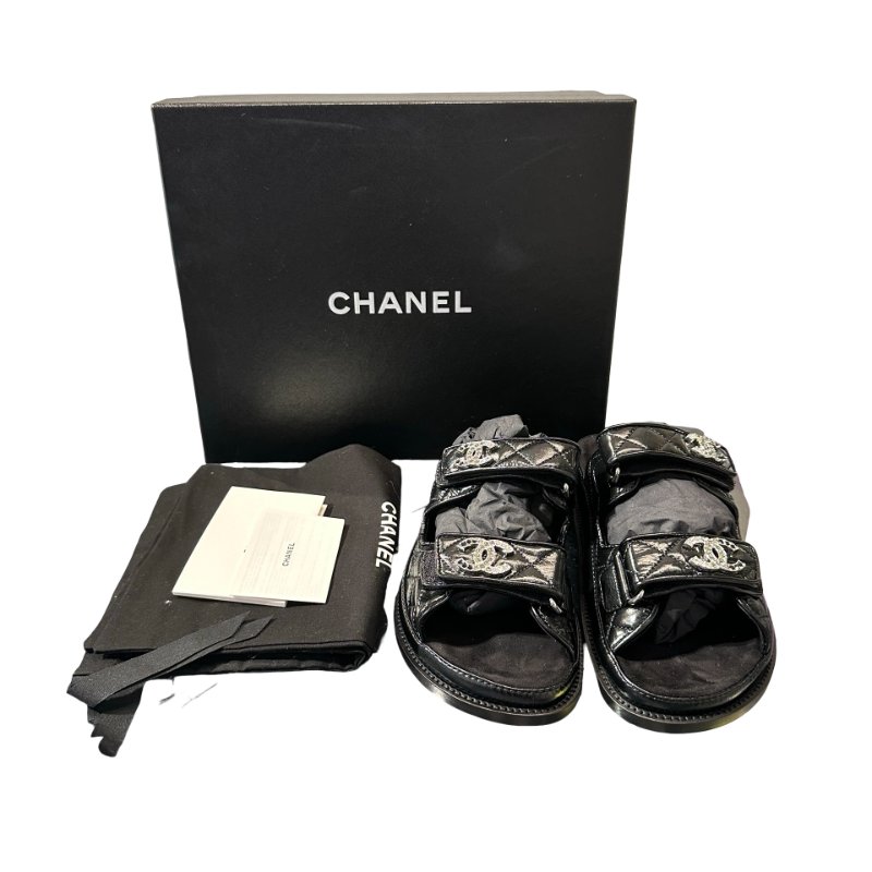 New CHANEL Shoes Black-2