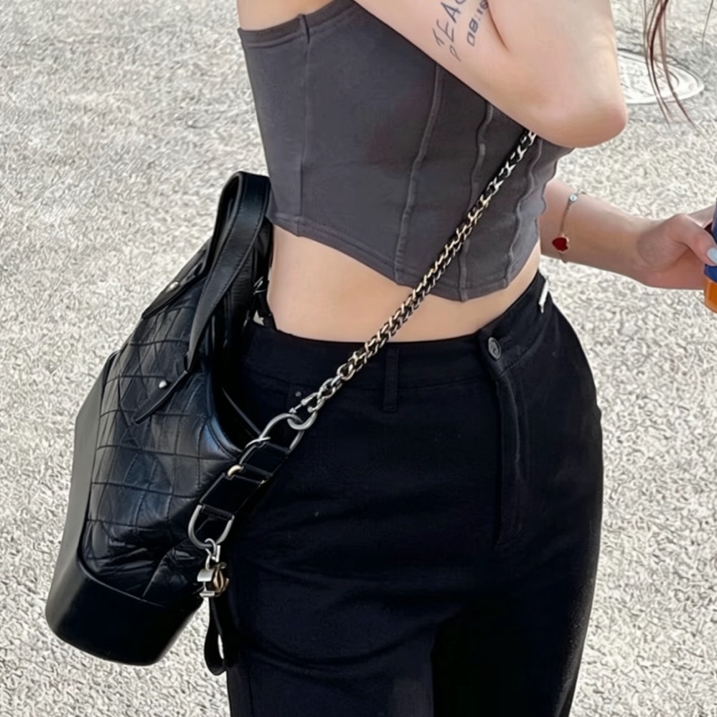 🌚CHANEL香奈兒Gabrielle系列大號流浪托特包-3