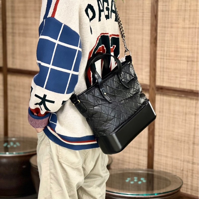 🌚CHANEL香奈兒Gabrielle系列大號流浪托特包-7