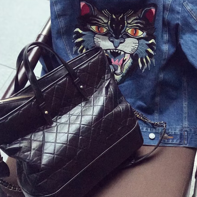 🌚CHANEL香奈兒Gabrielle系列大號流浪托特包-8