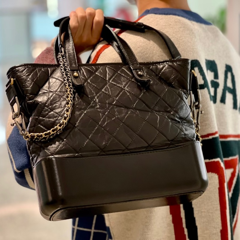 🌚CHANEL香奈兒Gabrielle系列大號流浪托特包-9