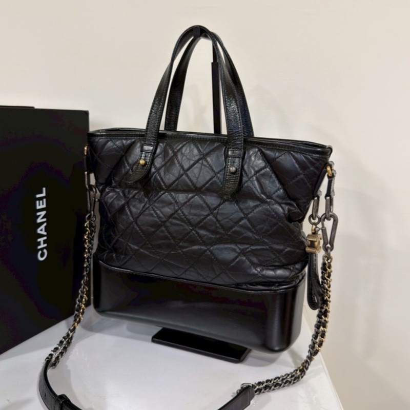 🌚CHANEL香奈兒Gabrielle系列大號流浪托特包-10