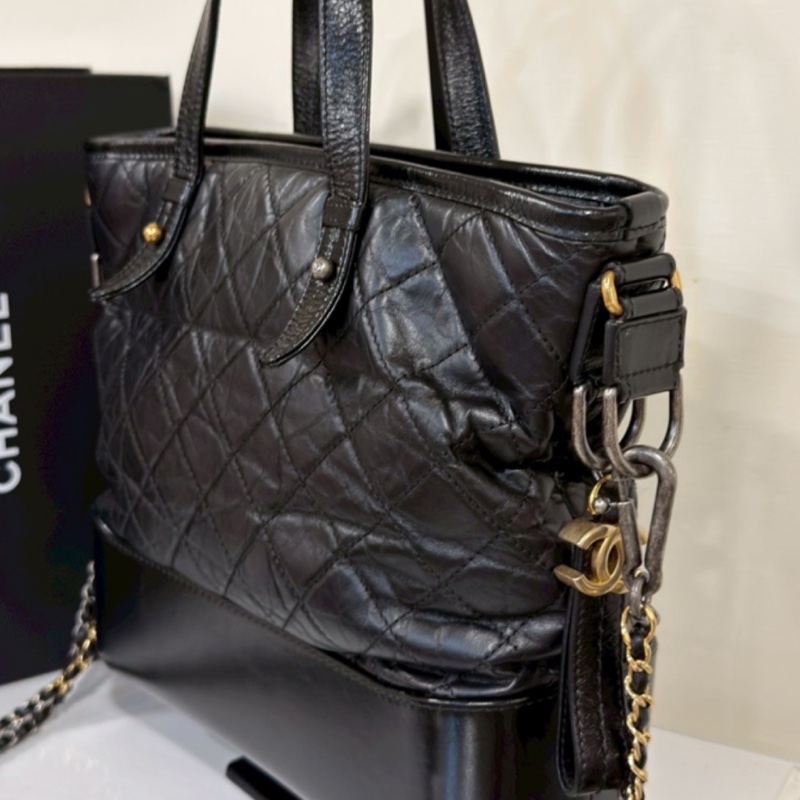 🌚CHANEL香奈兒Gabrielle系列大號流浪托特包-11