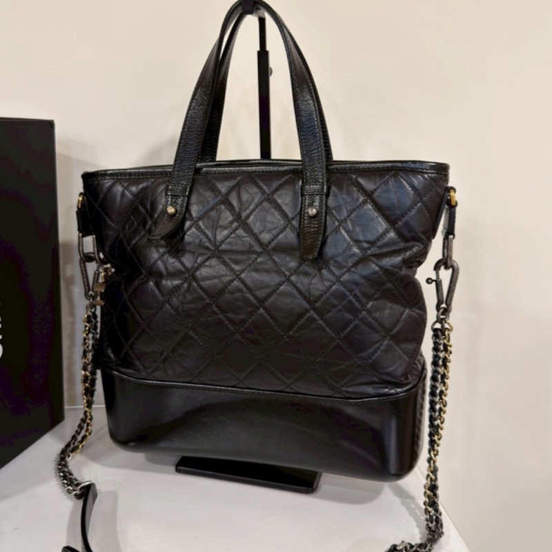 🌚CHANEL香奈兒Gabrielle系列大號流浪托特包-12