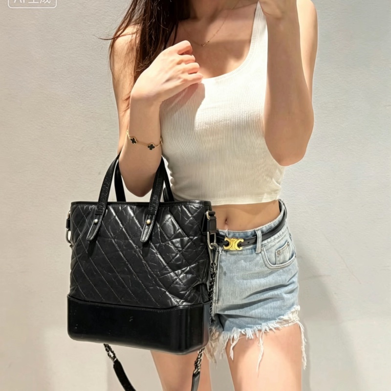 🌚CHANEL香奈兒Gabrielle系列大號流浪托特包-23