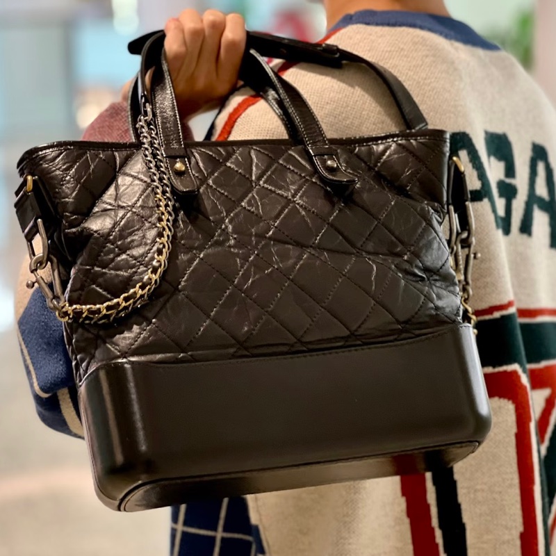 🌚CHANEL香奈兒Gabrielle系列大號流浪托特包-33