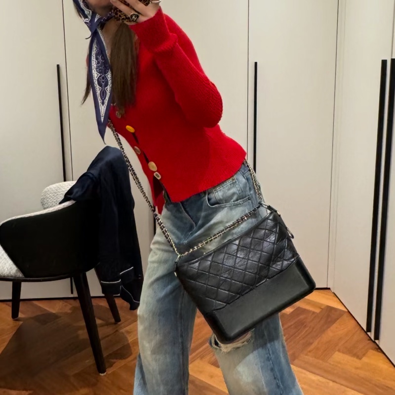 🌚CHANEL香奈兒Gabrielle系列大號流浪托特包-36