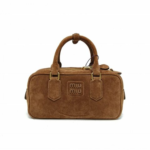 MIU MIU Arcadie小號22麂皮肩背包