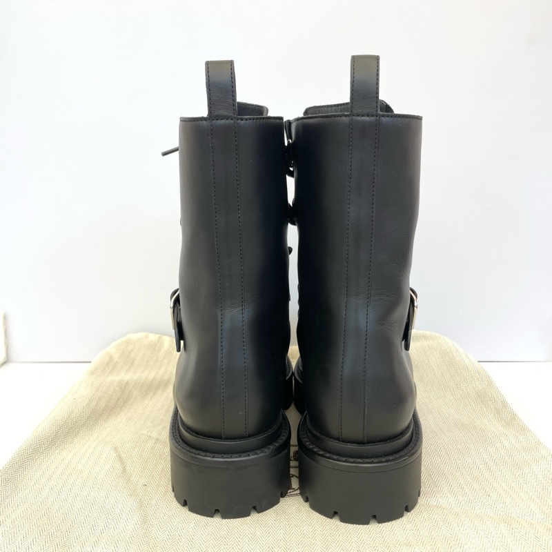 僅試穿Hermes 愛馬仕25秋冬銀扣馬丁靴 37.5碼 配塵袋-2