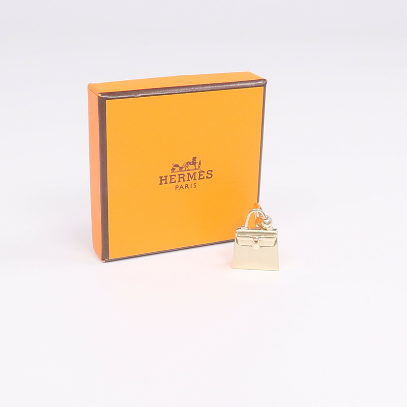 HERMES 金屬Mini Kelly Twilly Ring絲巾扣-5