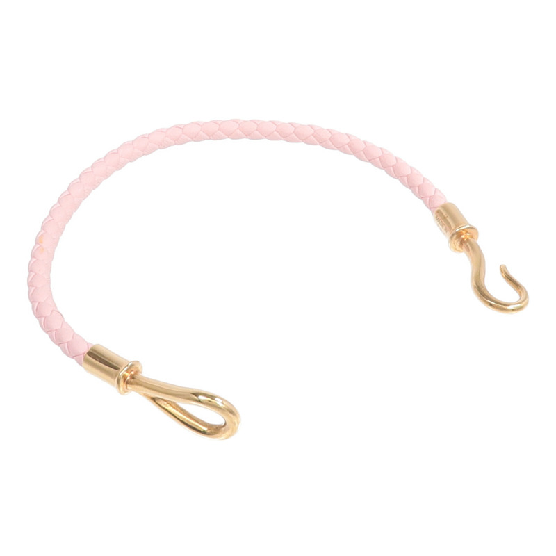 HERMES Swift皮革Jumbo H Bracelet手帶Rose Sakura-6