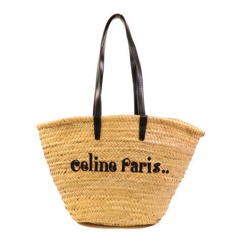 CELINE Raffia Classic Panier Medium肩背袋