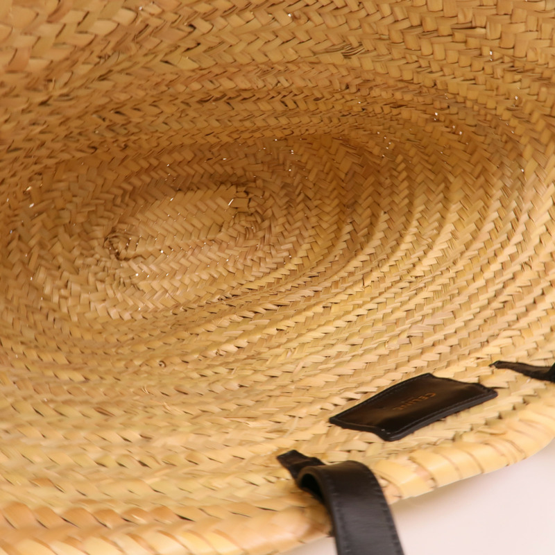 CELINE Raffia Classic Panier Medium肩背袋-5