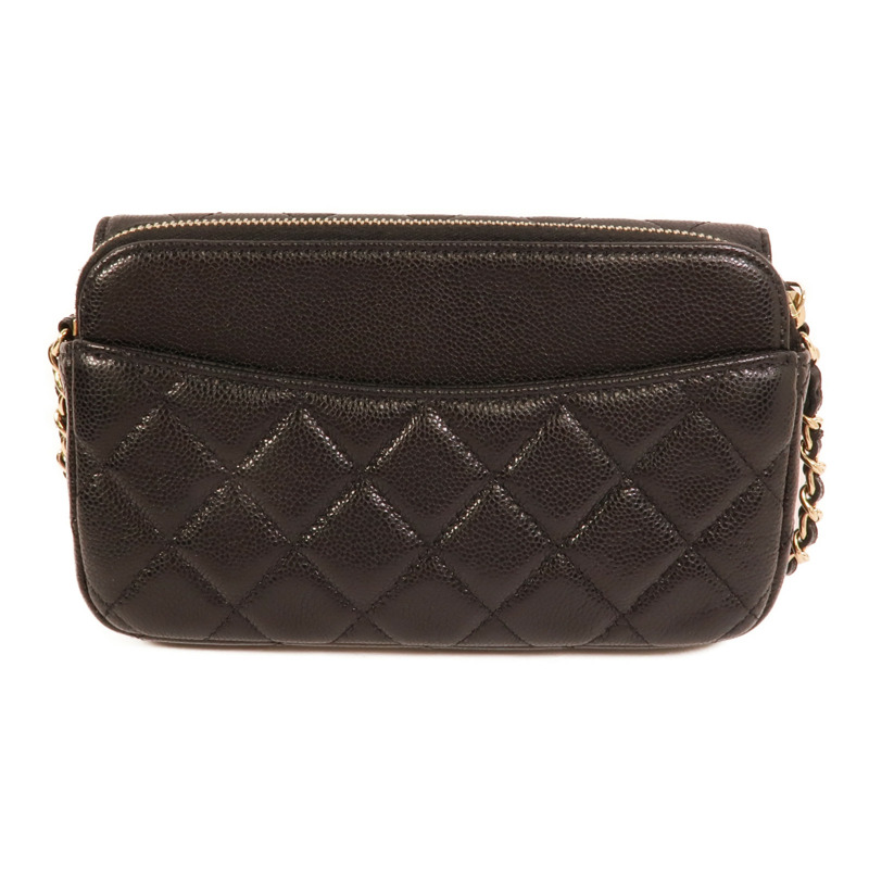 CHANEL 牛皮皮革Flap Phone Holder肩背袋-1