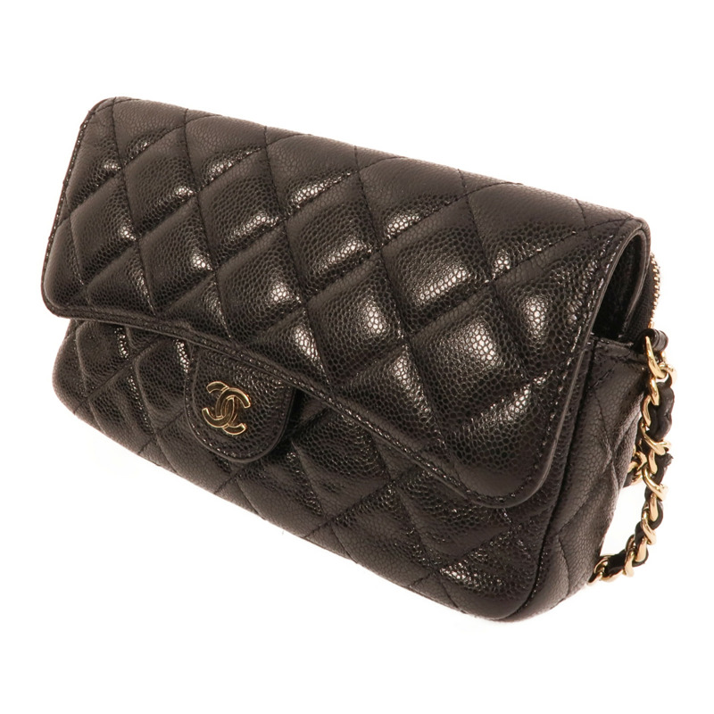 CHANEL 牛皮皮革Flap Phone Holder肩背袋-2