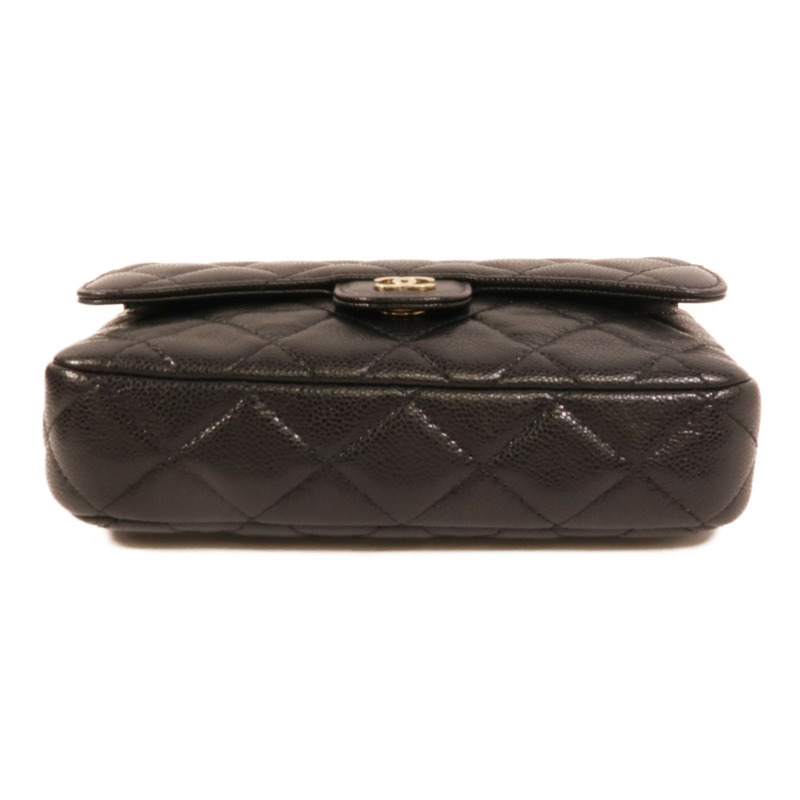 CHANEL 牛皮皮革Flap Phone Holder肩背袋-3