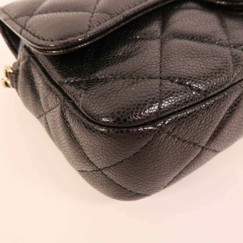 CHANEL 牛皮皮革Flap Phone Holder肩背袋-12