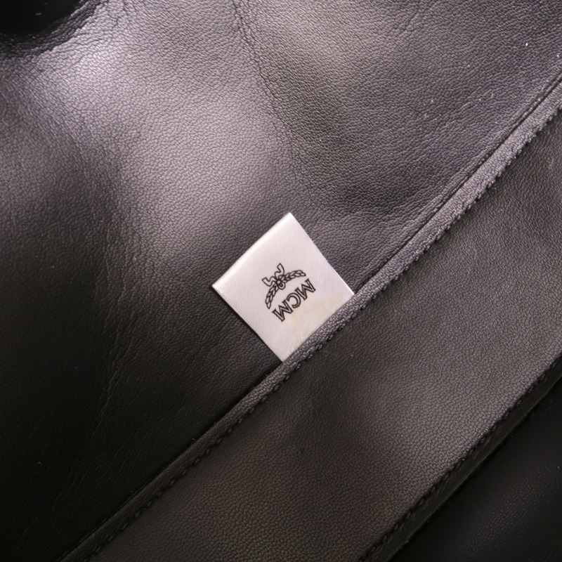 MCM 牛皮皮革2 Way Shoulder Bag手挽肩背兩用袋-9